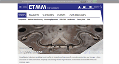 Desktop Screenshot of etmm-online.com