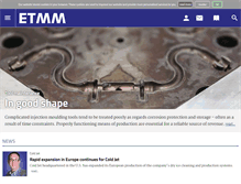 Tablet Screenshot of etmm-online.com